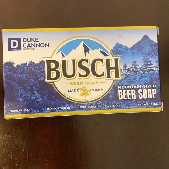 NIB Duke Cannon Supply Co. Busch Beer Big Brick of Soap for Men 10oz Made in USA - Picture 6 of 7